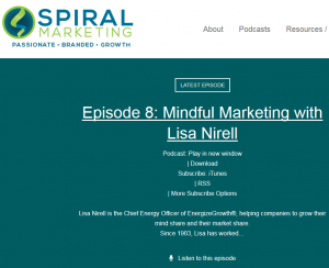Spiral Marketing Podcast Screenshot