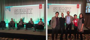 Lisa Nirell and Millennial Marketing panel members at the Adobe Summit 2015