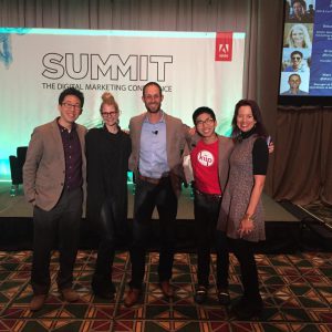 Lisa Nirell with Millennial Marketing panelists at Adobe Summit 2015