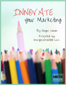 Innovate Your Marketing cover Ginger Conlon